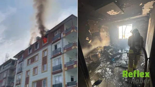 Hatay'da Çatı Katındaki Yangın Aileyi Sokağa Çıkardı