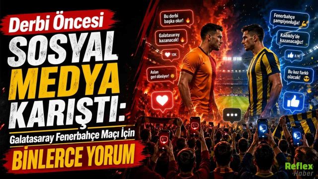 Derbi Öncesi Sosyal Medya Karıştı: Galatasaray Fenerbahçe Maçı İçin Binlerce Yorum