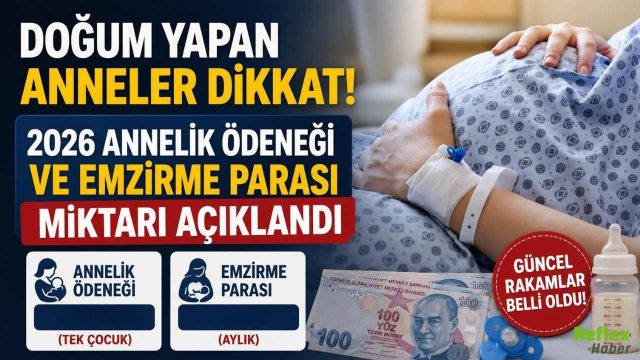 Doğum Yapan Anneler Dikkat! 2026 Annelik Ödeneği ve Emzirme Parası Miktarı Açıklandı