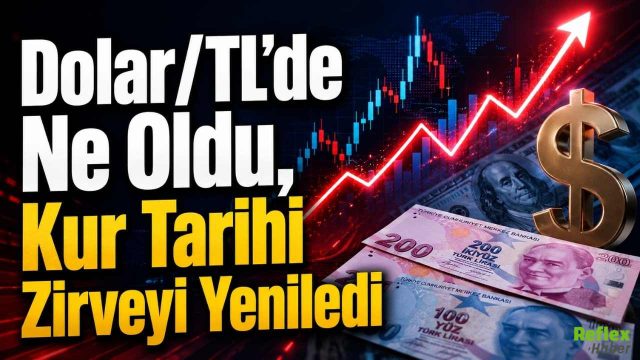 Dolar/TL’de Ne Oldu, Kur Tarihi Zirveyi Yeniledi