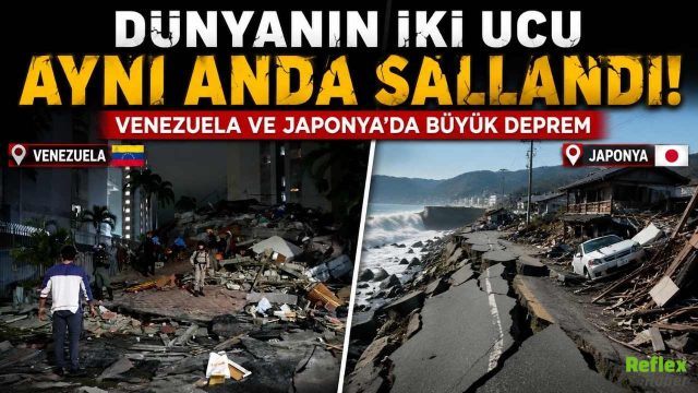 Dünyanın İki Ucu Aynı Anda Sallandı! Venezuela Ve Japonya'da Büyük Deprem