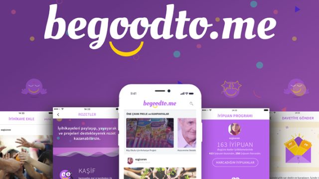 Dünyayı daha iyi bir yer haline getiren uygulama: begoodto.me