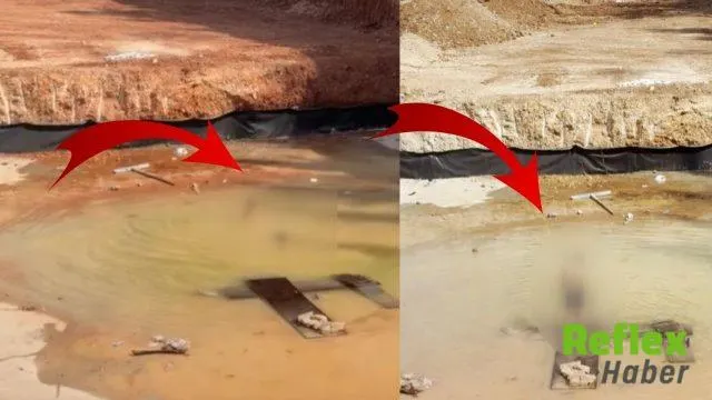 Kahramanmaraş’ta İnşaat Alanındaki Su Birikintisi Çocukların İlgi Odağı Oldu