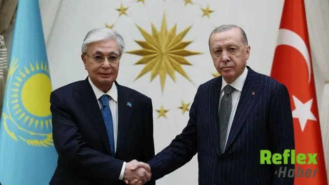 Erdoğan, Tokayev İ̇le Külliye'de Bir Araya Geldi