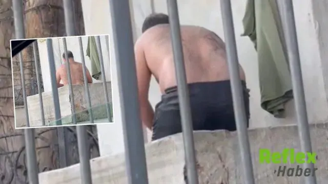 Bağdat Caddesi'nde Çeşme Önünde Şaşırtan Duş