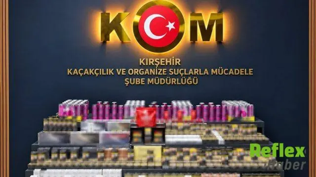 Kırşehir'de Kaçak Sigara Ve Ürün Ele Geçirildi