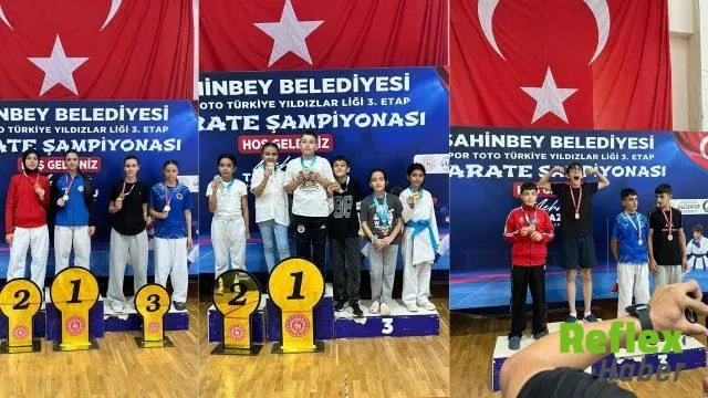 Kahramanmaraşlı Karateciler Gaziantep’ten 10 Madalyayla Döndü