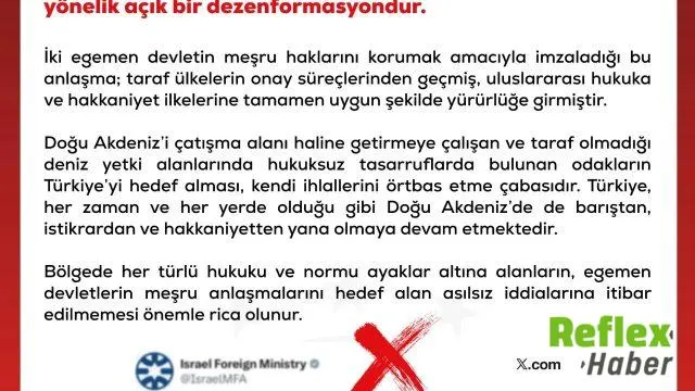 Dmm, Türkiye-Libya Anlaşmasına Yönelik İ̇ddiaları Dezenformasyon Olarak Niteledi