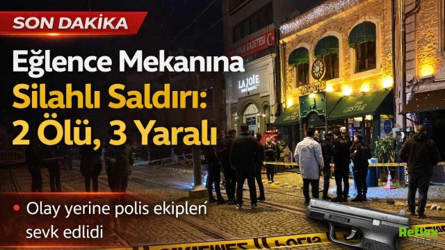 Kocaeli’de Eğlence Mekanına Silahlı Saldırı:  2 Ölü, 3 Yaralı