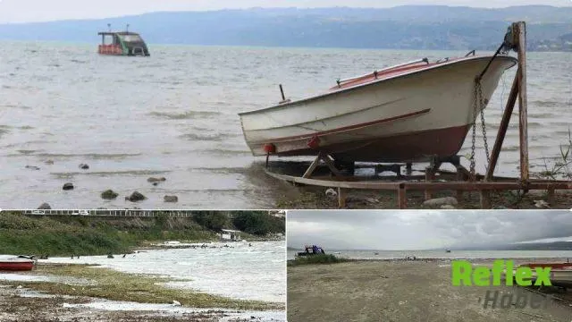 Sapanca Gölü’nde su seviyesi 29,56 metreye geriledi