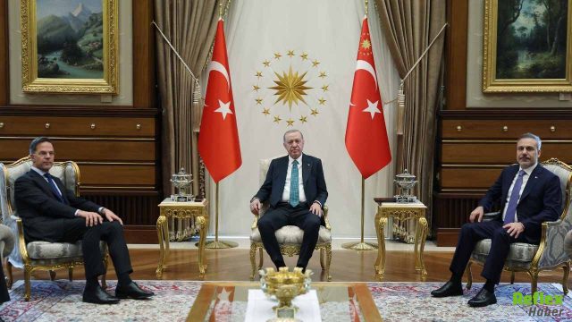 Cumhurbaşkanı Erdoğan, NATO Genel Sekreteri Mark Rutte’yi Kabul Etti