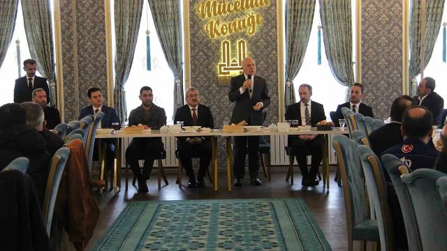 Erzurum'da Ramazan öncesi anlamlı buluşma