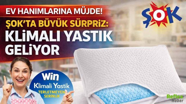 Ev Hanımlarına Müjde! ŞOK’ta Büyük Sürpriz: Klimalı Yastık Geliyor