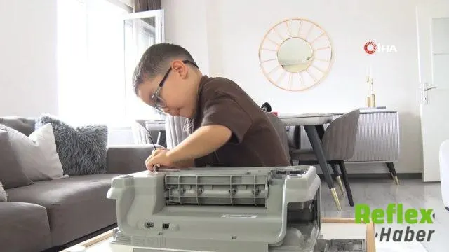 Ankara'da 4 yaşındaki Eymen'in elektronik merakı ilgi görüyor | VİDEO İZLE