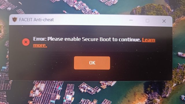 Faceit Secure Boot Düzgün Çalışmıyor Hatası ve Çözümleri 2026