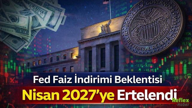 Fed Faiz İndirimi Beklentisi Nisan 2027’ye Ertelendi