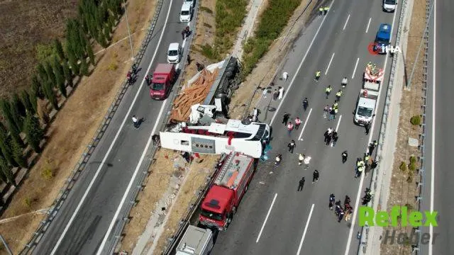 Manisa’da 11 Can Kaybının Yaşandığı Kazada Araçlar Kaldırıldı