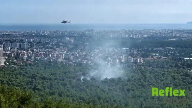Antalya Kepez’de orman yangını: Havadan ve karadan müdahale sürüyor