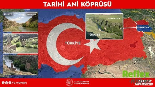 Tarihi Ani Köprüsü İ̇çin Yeniden İ̇nşa Süreci İ̇lerliyor