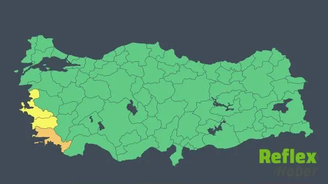 Bakanlıktan Muğla, İ̇zmir Ve Aydın İ̇çin Yağış Uyarısı