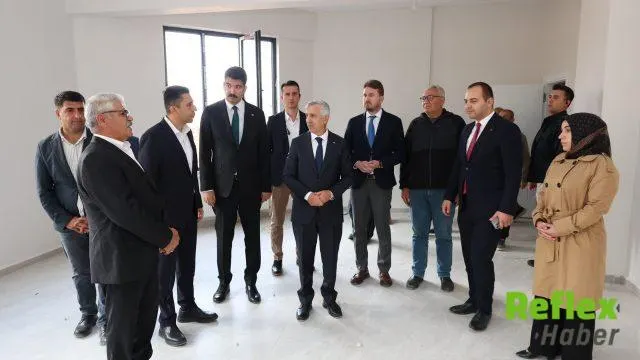Vali Ünlüer, Nurhak’taki Hüyük Cemevi İ̇nşaatını İ̇nceledi