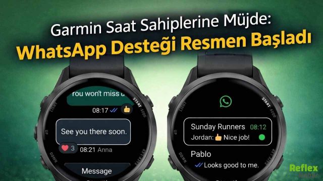 Garmin Saat Sahiplerine Müjde: WhatsApp Desteği Resmen Başladı