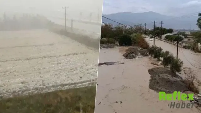 Hatay Arsuz’da Dolu Ve Sağanak Tarım Alanlarını Vurdu