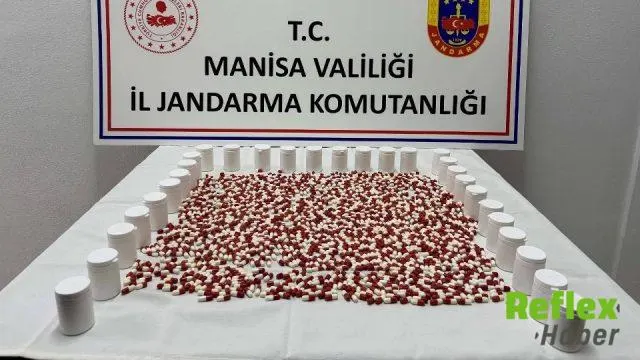 Manisa’da İ̇ki Operasyonda 86 Bin 654 Sentetik Ecza Ele Geçirildi