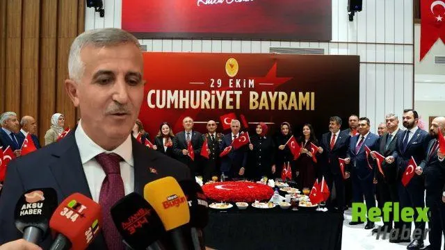 Kahramanmaraş’ta Cumhuriyet Bayramı İ̇çin Kabul Töreni