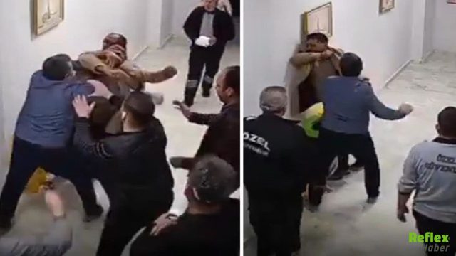 Hastanede Skandal Görüntüler! Personel Yumruk Darbeleriyle Kendinden Geçti