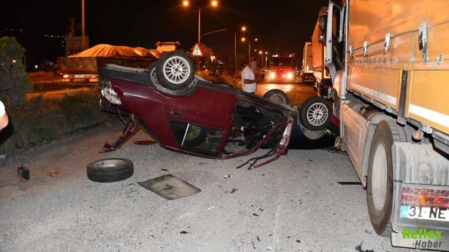 Hatay’da Otomobil Takla Attı, Kazada 1’i Ağır 3 Kişi Yaralandı