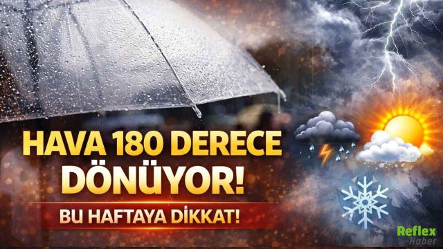 Hava 180 Derece Değişiyor Türkiye Genelinde Yağış Ve Fırtına Uyarısı