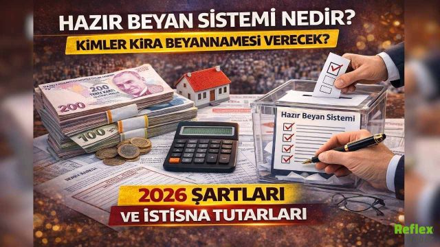 Hazır Beyan Sistemi Nedir, Kimler Kira Beyannamesi Verecek? 2026 Şartları Ve İstisna Tutarları
