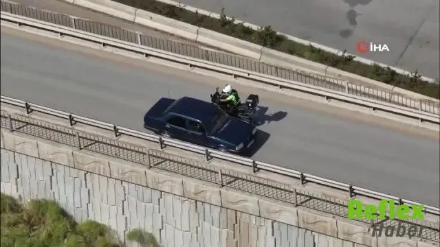 Kırıkkale’de dron destekli denetimde geri manevrayla kaçmaya çalışan sürücüye 80 bin lira ceza