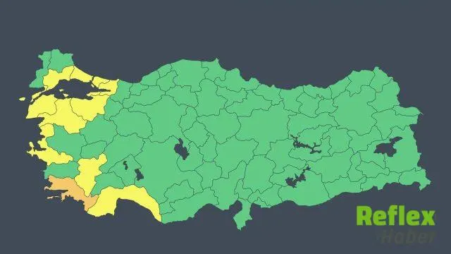 Bakanlıktan 10 İ̇l İ̇çin Sağanak Ve Risk Uyarısı