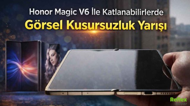 Honor Magic V6 Sahneye Çıkıyor: Kırışıksız Katlanabilir Ekran Dönemi