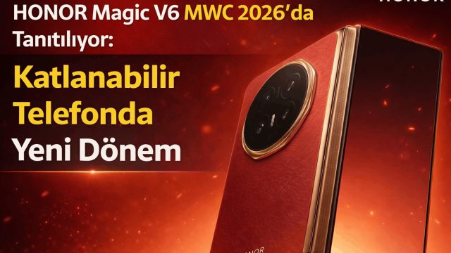 HONOR Magic V6 MWC 2026’da Tanıtılıyor: Katlanabilir Telefonda Yeni Dönem
