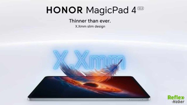 HONOR MAGICPAD 4 İÇİN GERİ SAYIM BAŞLADI İŞTE ÖNE ÇIKAN ÖZELLİKLER