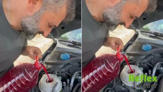 Adana'da yolda kalan oto tamircisi radyatöre şalgam suyu koydu