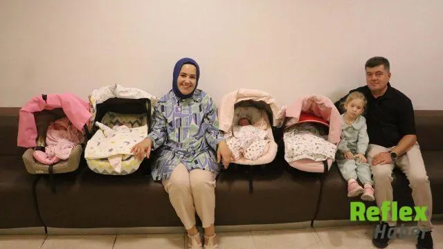 Tüp Bebek Tedavisiyle Kaş’ta Beş Kızlı Aile Sevinci