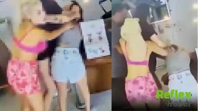 Adana Seyhan'da 4 Kadınlı Kavga Kamerada