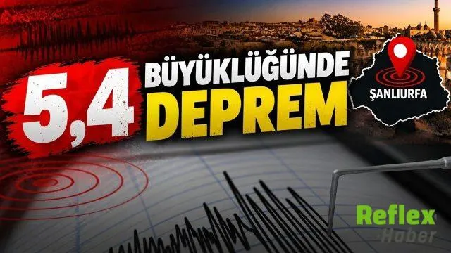 Bakan Çiftçi’den Şanlıurfa’daki 5,4 büyüklüğündeki deprem açıklaması