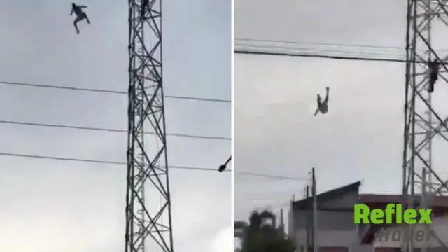 Brezilya'da Elektrik Direğindeki Adam Hayatını Kaybetti