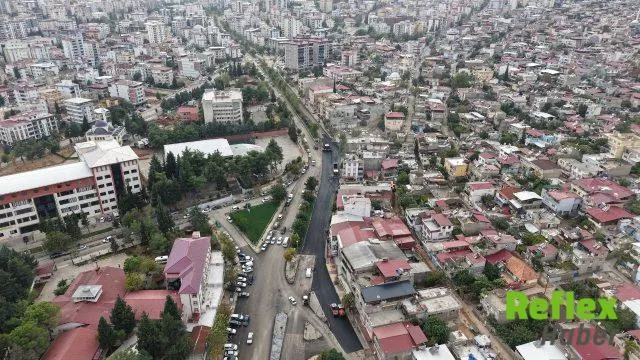 Kahramanmaraş’ta Bayazıtlı Bulvarı Asfaltla Yenileniyor