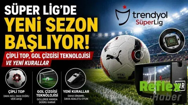 Süper Lig'de Yeni Sezon Başlıyor: Çipli Top, Gol Çizgisi Teknolojisi Ve Yeni Kurallar