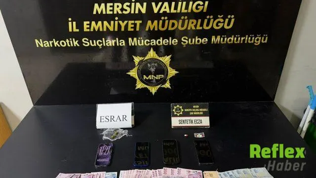 Mersin'de Narkotik Operasyonunda İ̇ki Şüpheli Tutuklandı