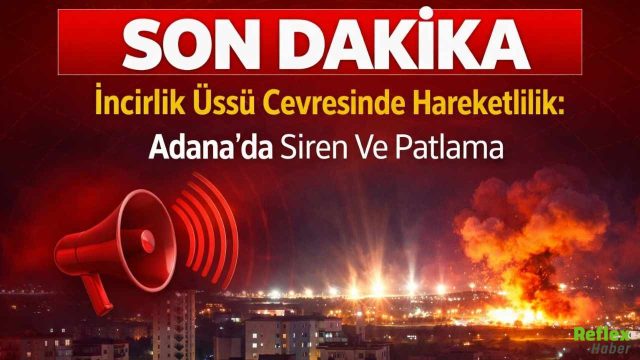 İncirlik Üssü Çevresinde Hareketlilik: Adana’da Siren Ve Patlama