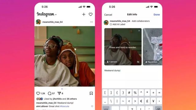 Instagram Carousel Gönderiler Artık Düzenlenebiliyor