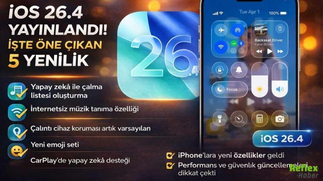 iOS 26.4 Güncellemesi Yayınlandı: Öne Çıkan 5 Yenilik