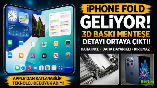iPhone Fold Geliyor! 3D Baskı Menteşe Detayı Ortaya Çıktı